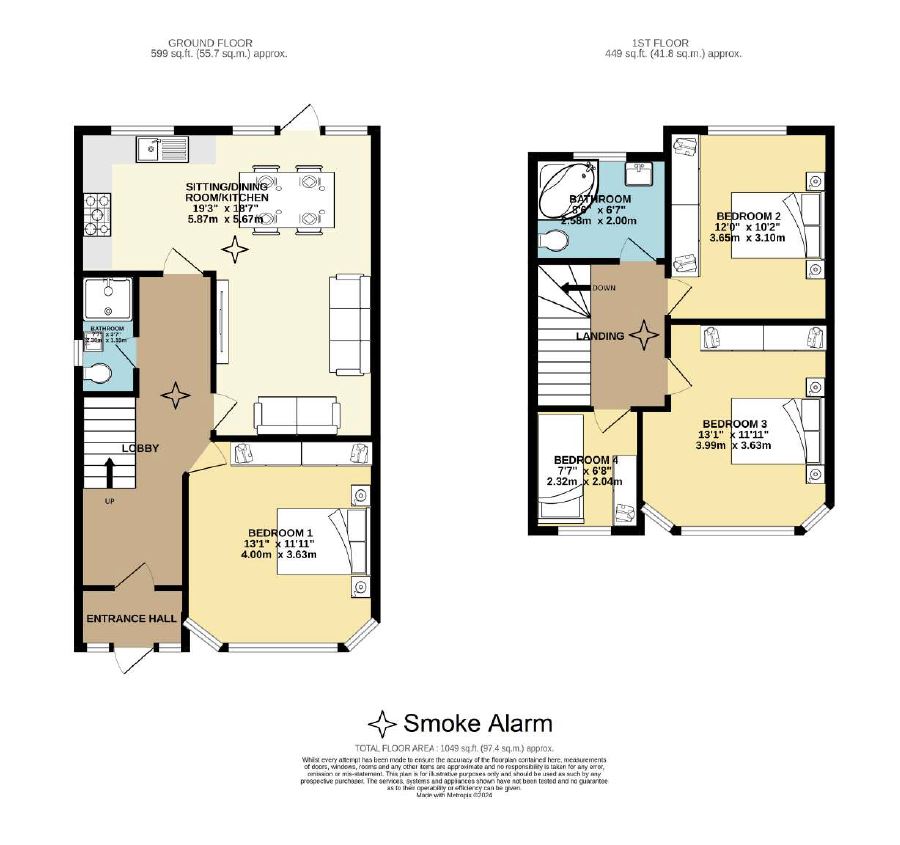 Princes Avenue, London floorplan