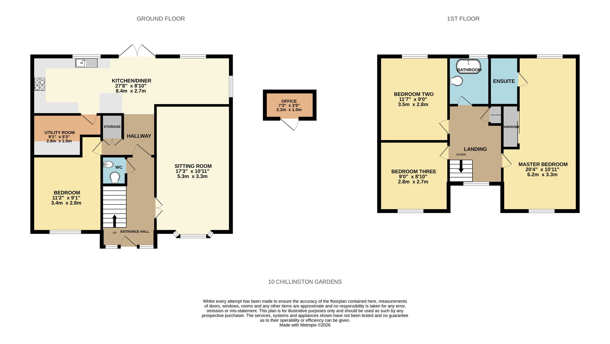 10 Chillington Gardens, Hampshire floorplan