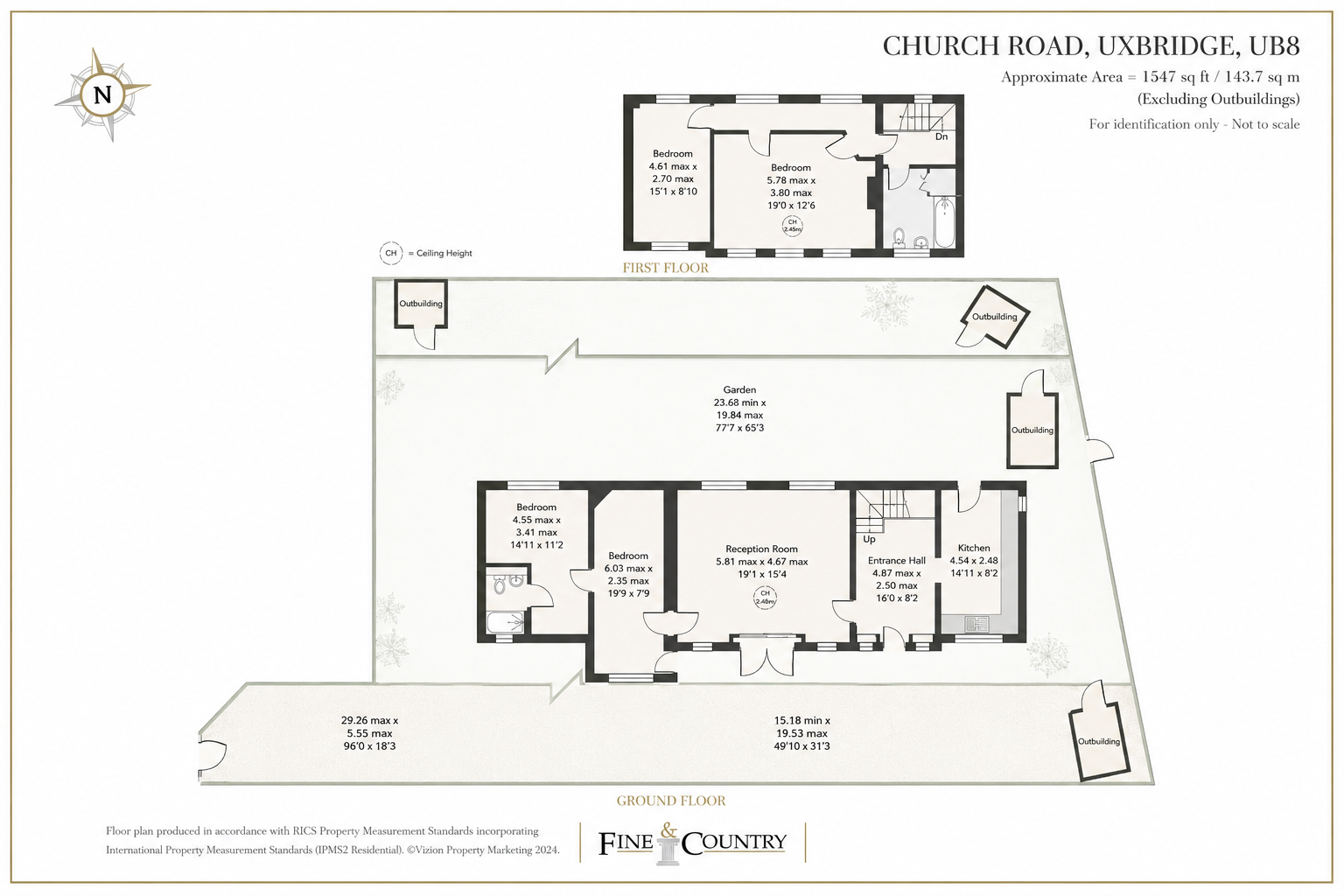 27B, Church Road, Uxbridge floorplan