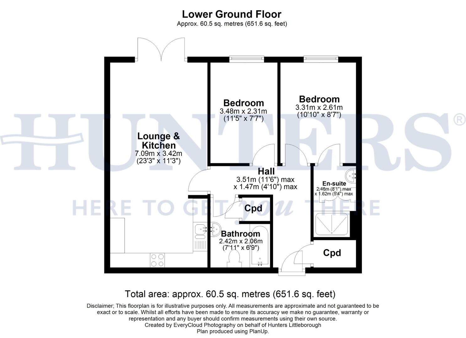 Flat 4, Ashley Dearnley Court, Littleborough floorplan
