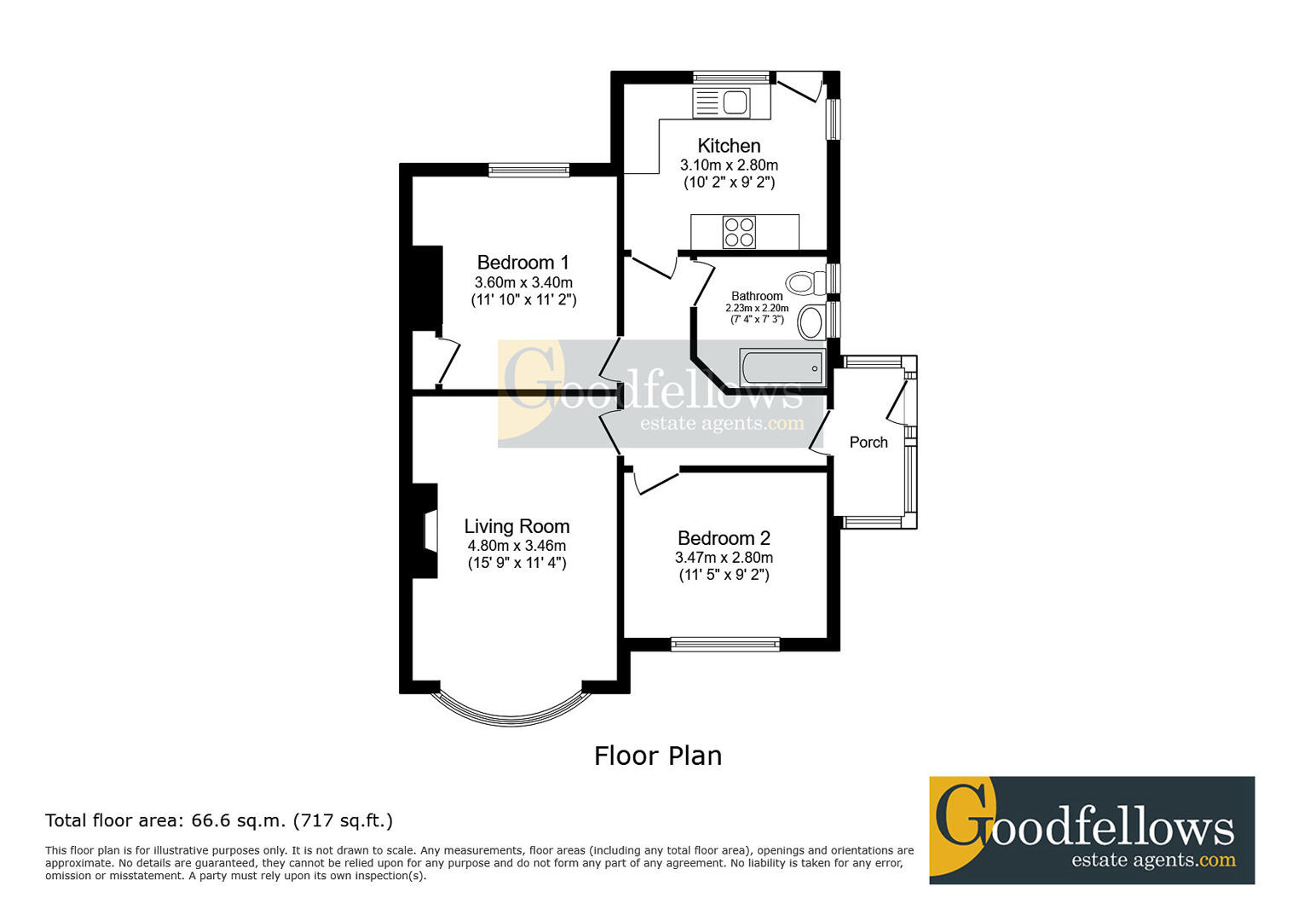 St. Albans Crescent, Newcastle Upon Tyne floorplan