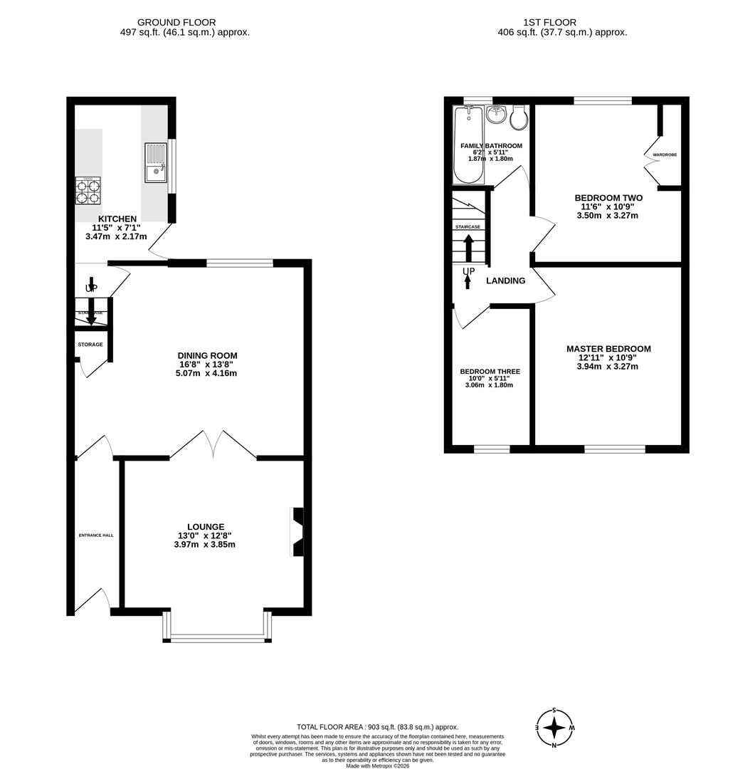 87, Geoffrey Street, Chorley floorplan