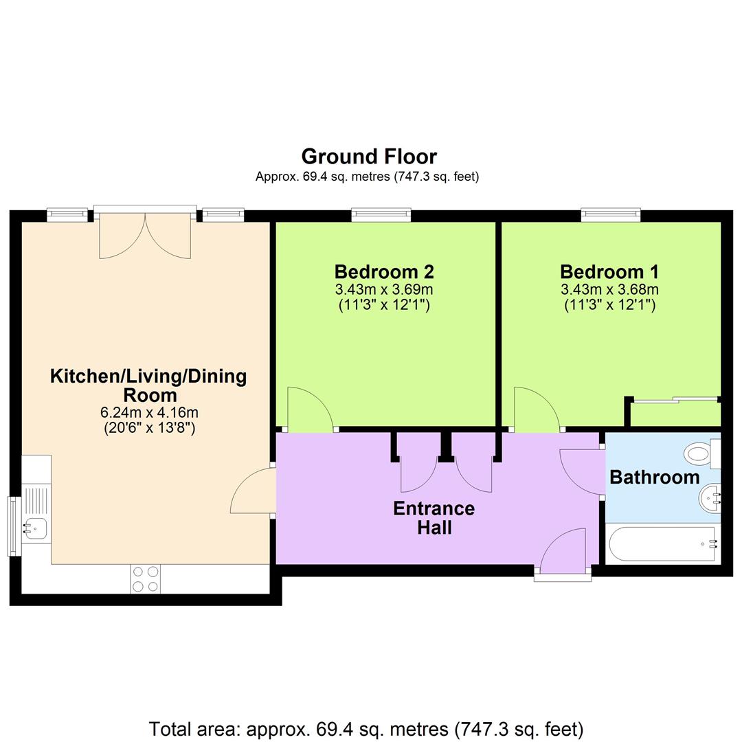 64, Cunningham Way, Watford floorplan