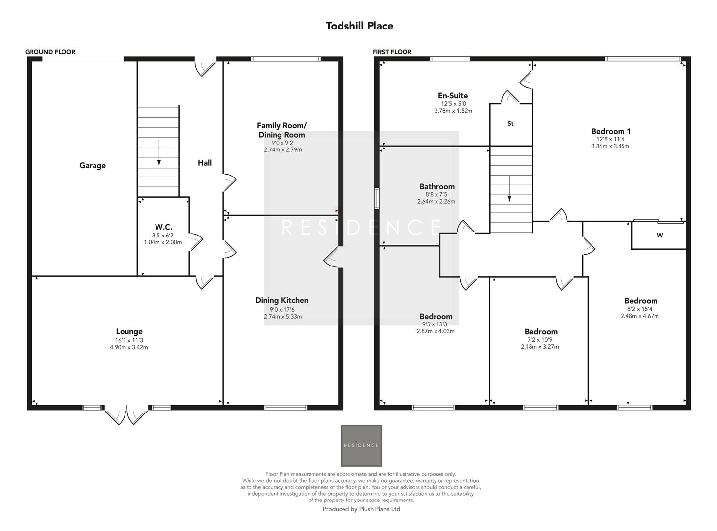 15, Todhills Place, Glasgow floorplan