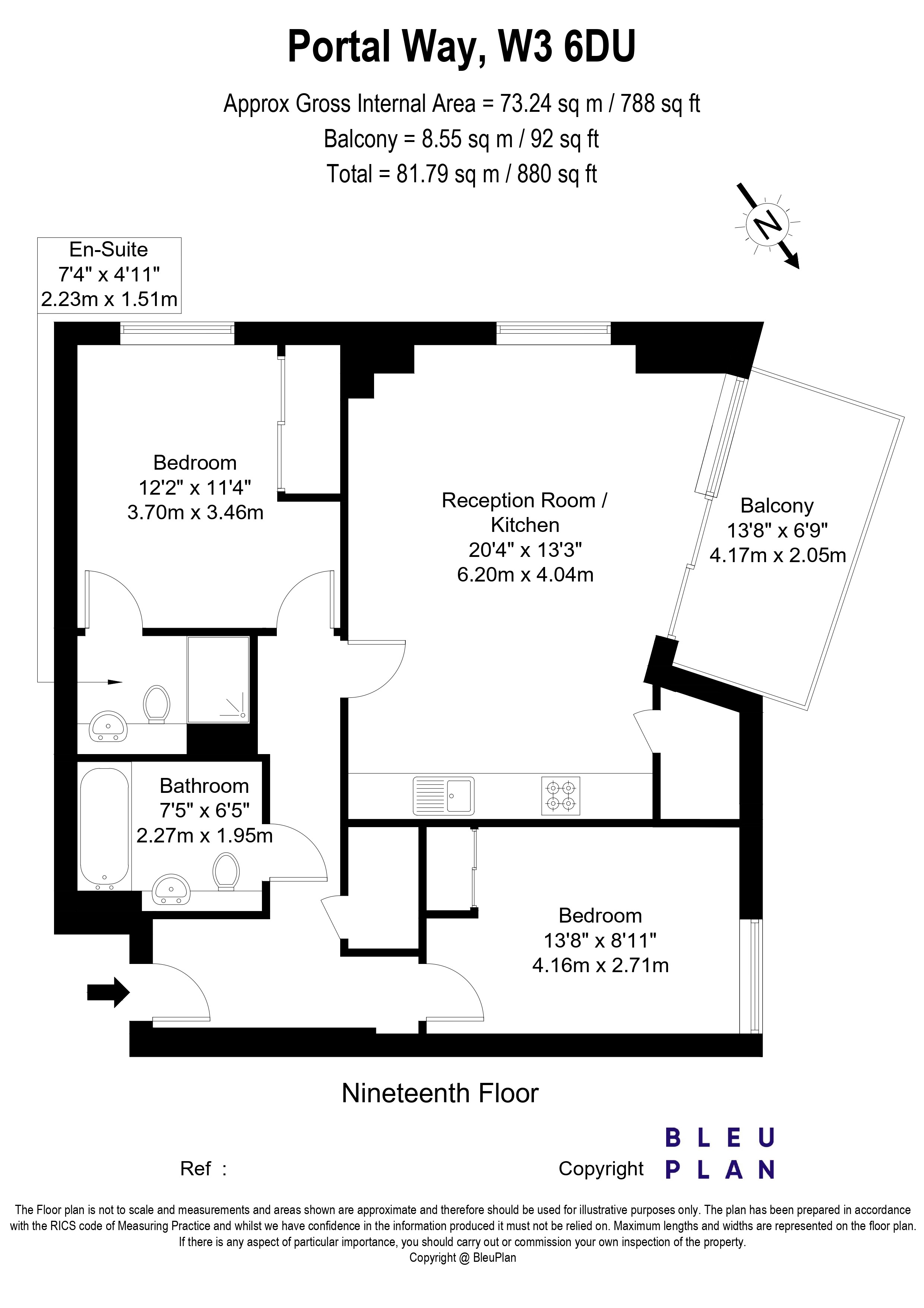 1906 ICON TOWER floorplan