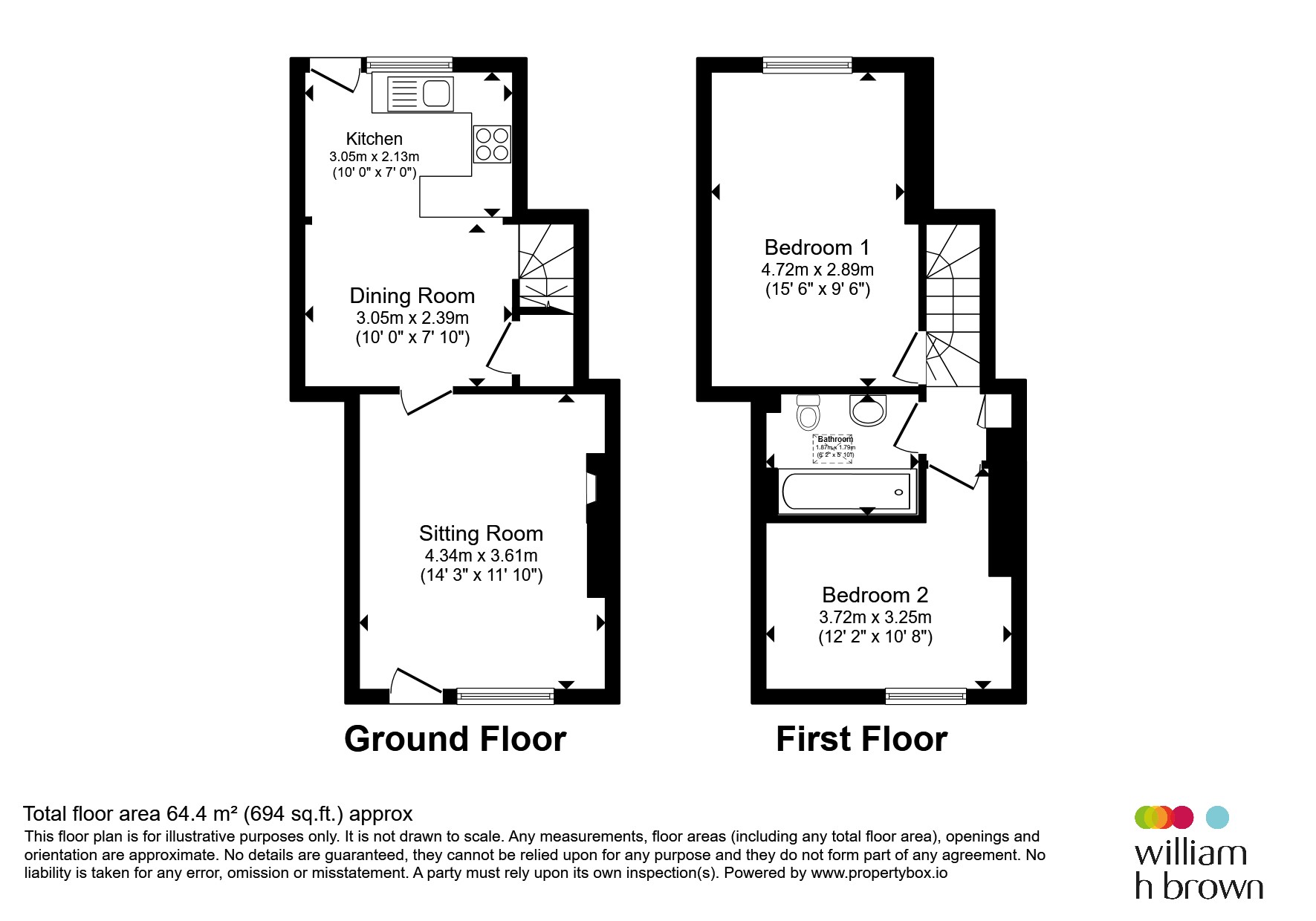 15, Main Street, Leicester floorplan