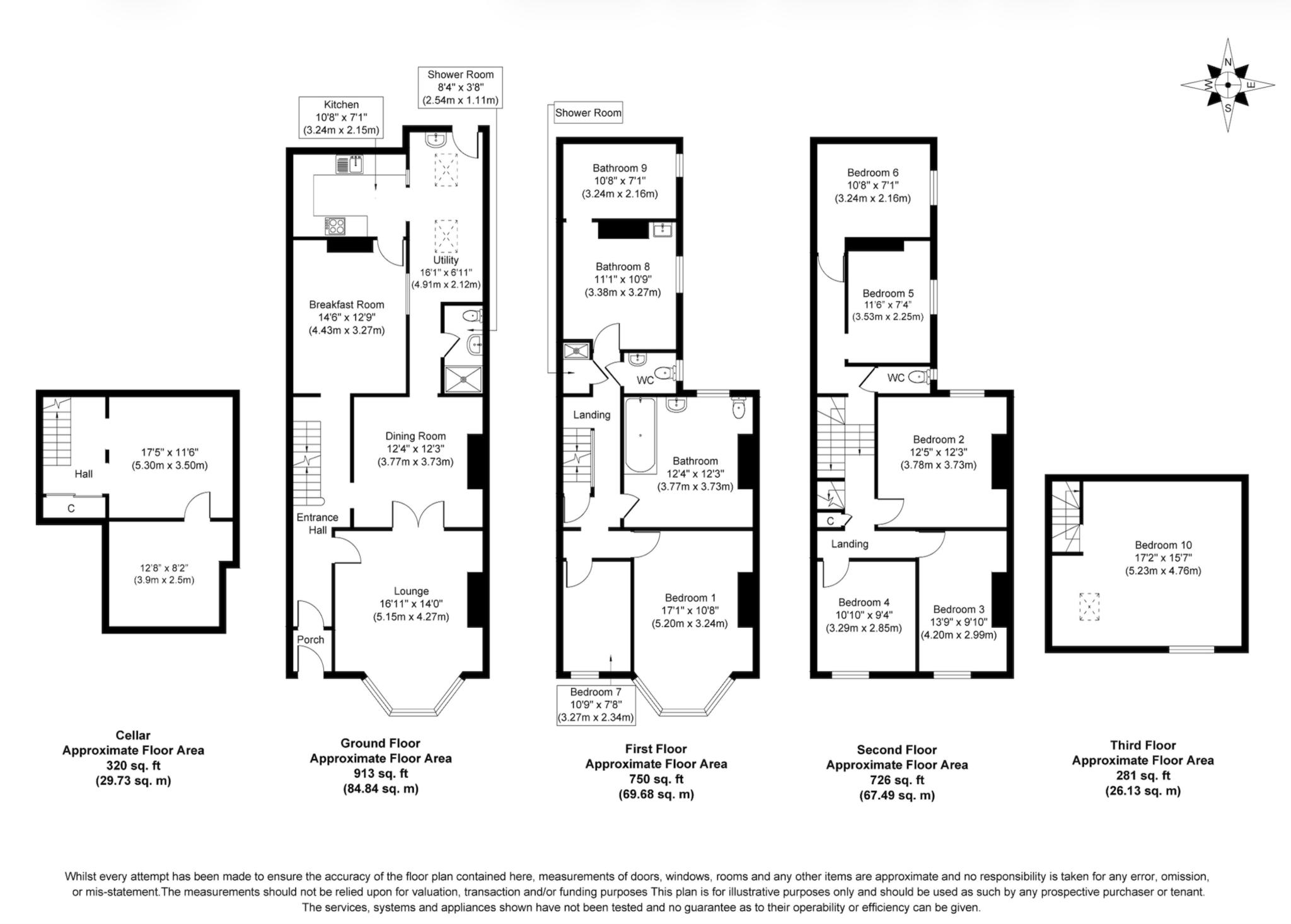 2, Trafalgar Road, Great Yarmouth floorplan