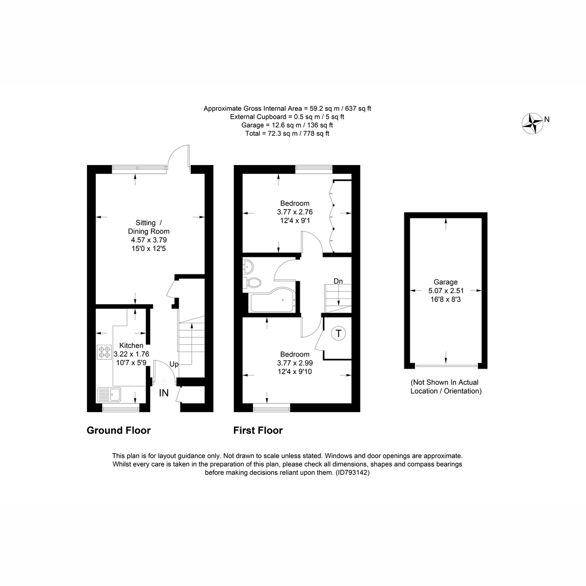 Kennedy Gardens, Sevenoaks TN13, 2 bedroom terraced house for sale
