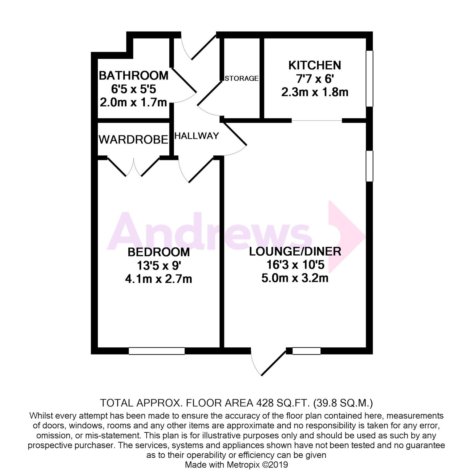 1 Bedrooms Flat for sale in Ridings Court, 22 Prices Lane, Reigate, Surrey RH2