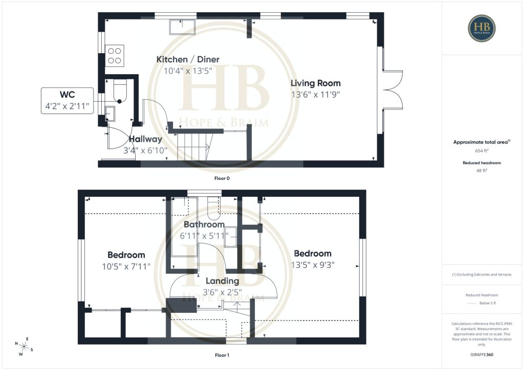 Flourish Cottage, 12a Flowergate, Whitby floorplan