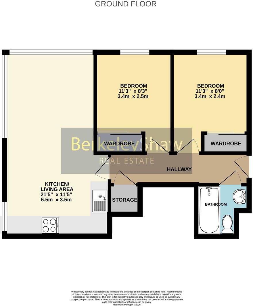 Apartment 26 - 14, Greenheys Road, Liverpool floorplan