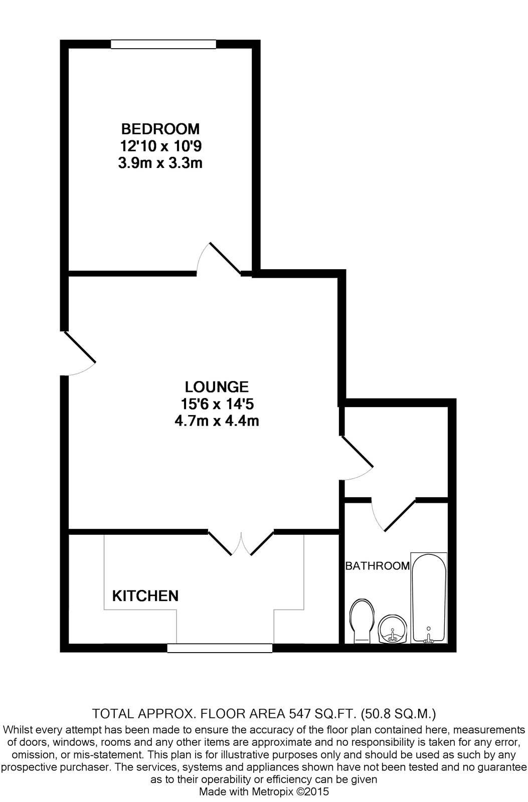 1 Bedrooms Flat to rent in Chatsworth Road, Croydon CR0