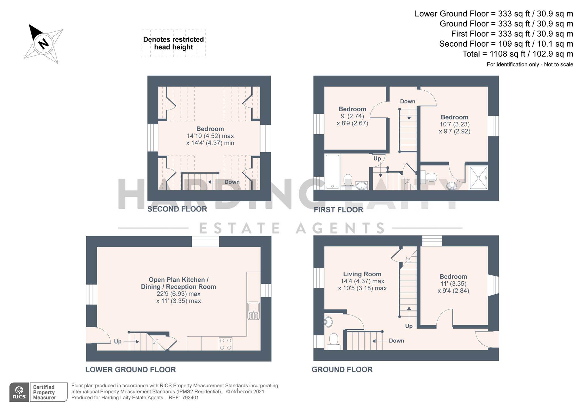 Burrow Road, St. Ives TR26, 4 bedroom end terrace house for sale
