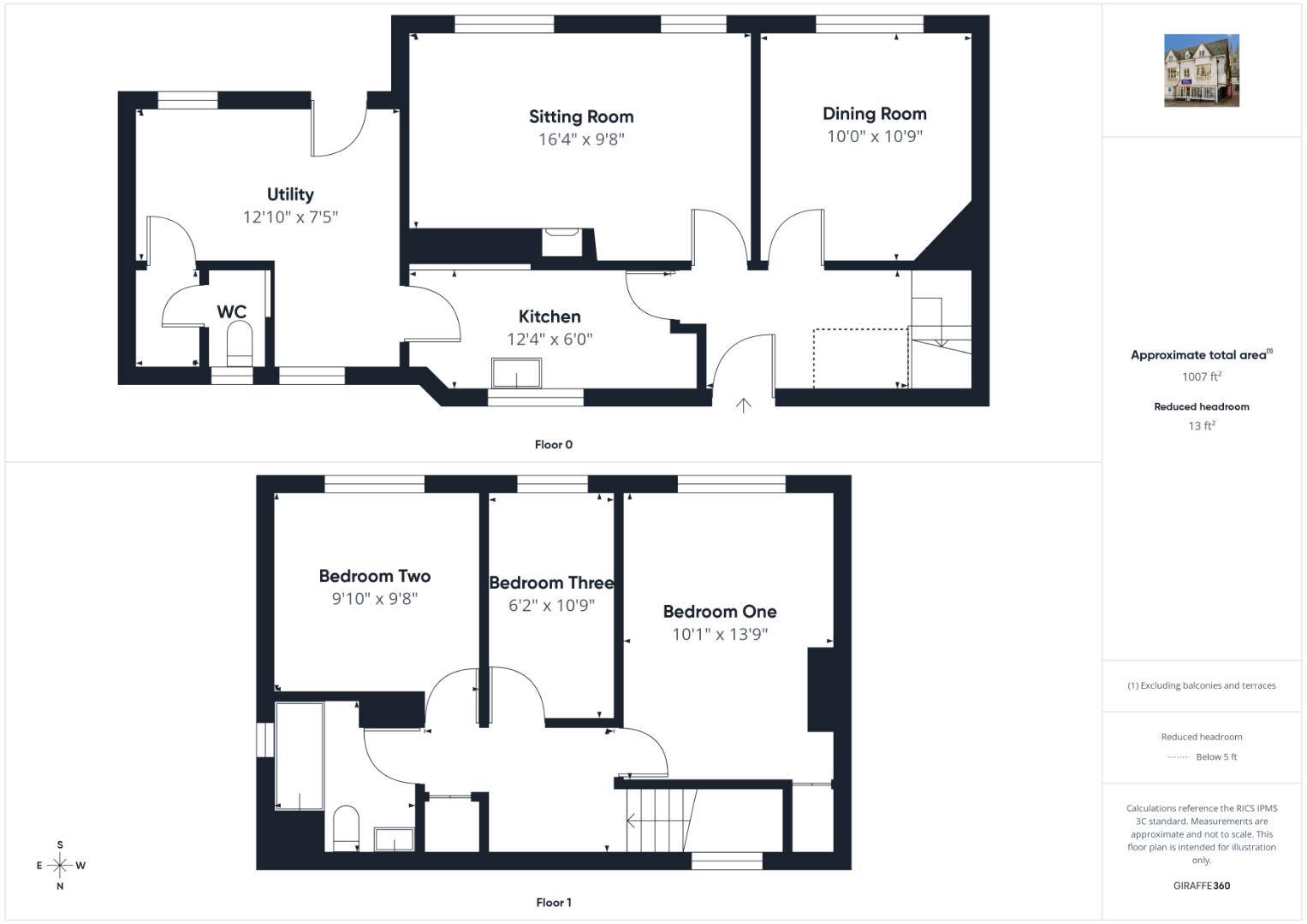 8, Heathside, Ashford floorplan
