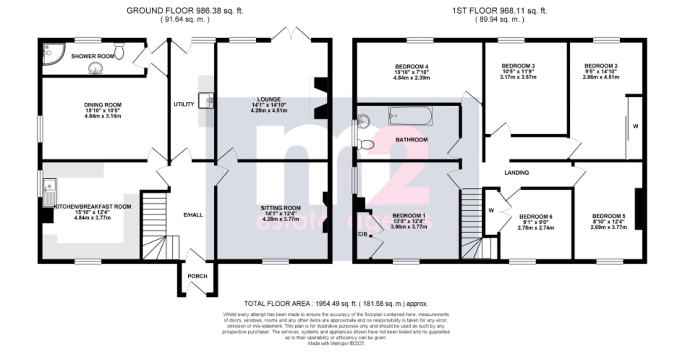 Royal Oak Cottage, Usk floorplan