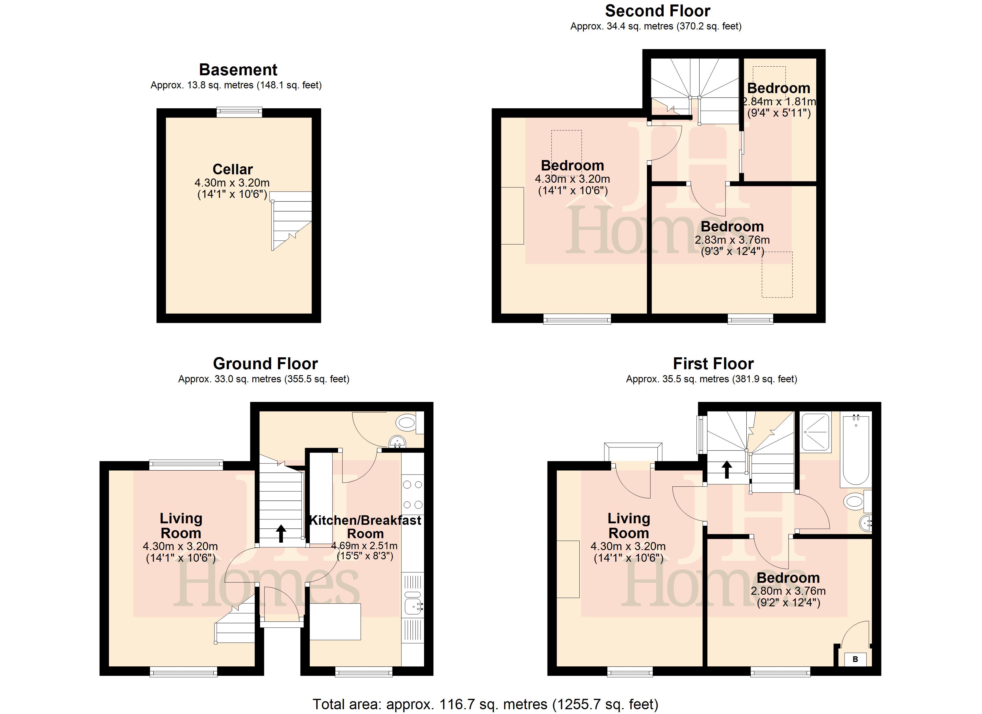 1, New Street, Broughton-in-Furness floorplan