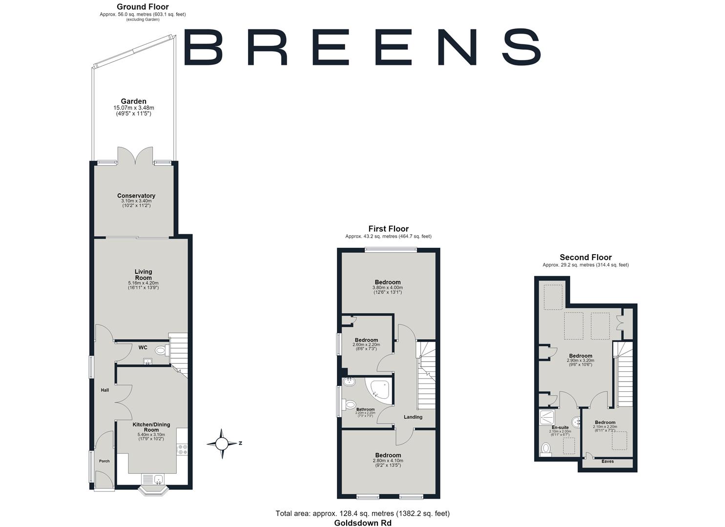 16, Goldsdown Road, Enfield floorplan