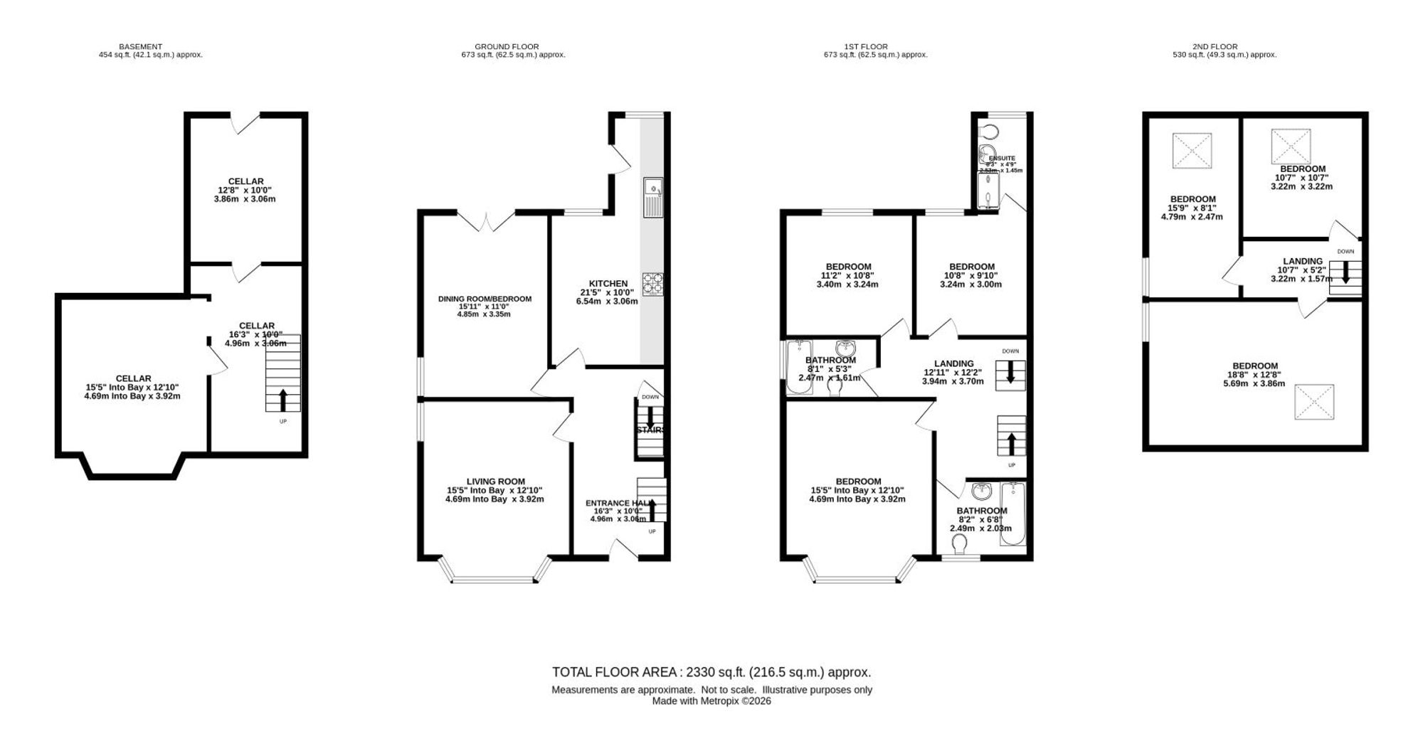 45 Everett Road, Manchester floorplan
