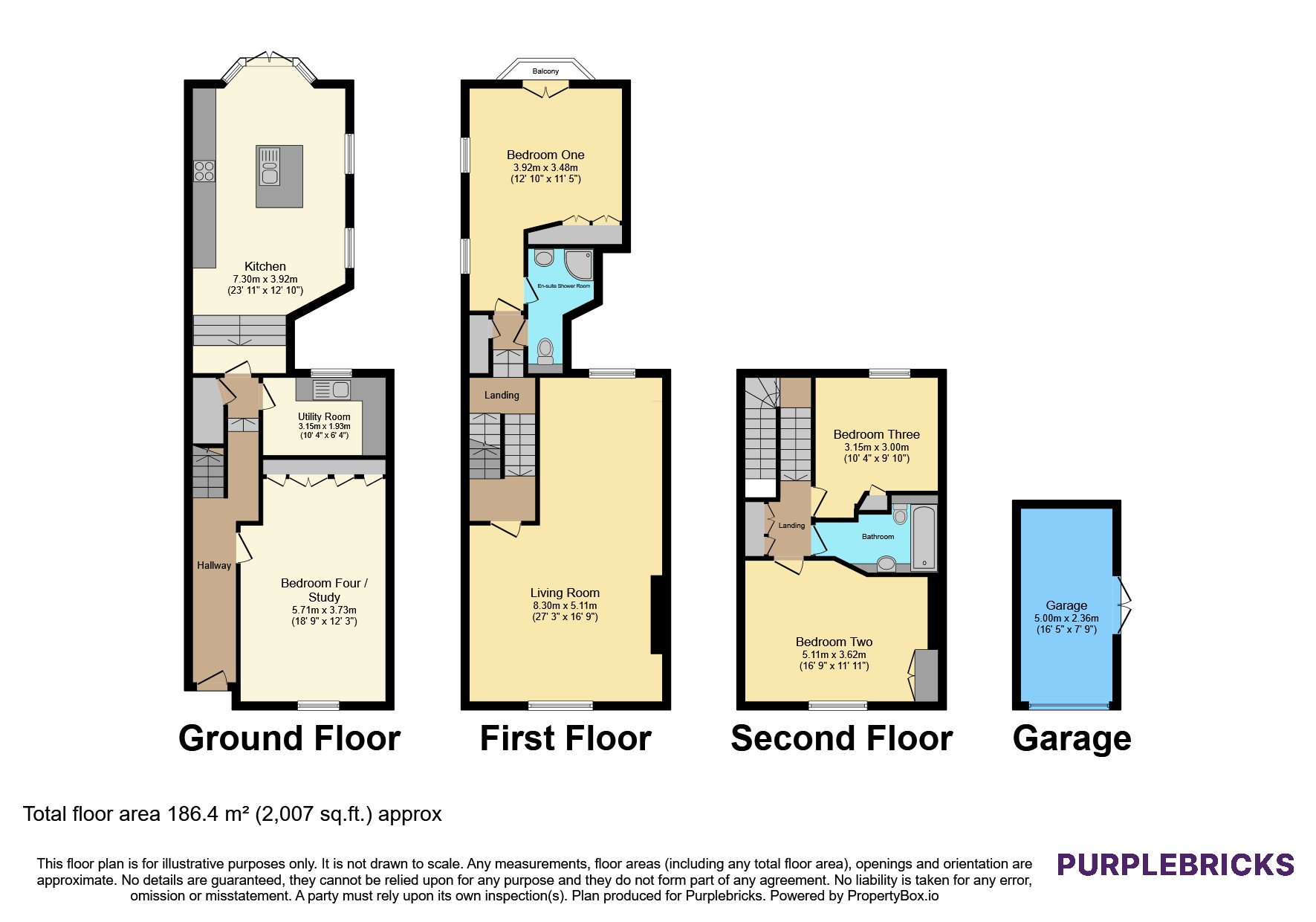 4, Wilmot Place, London floorplan