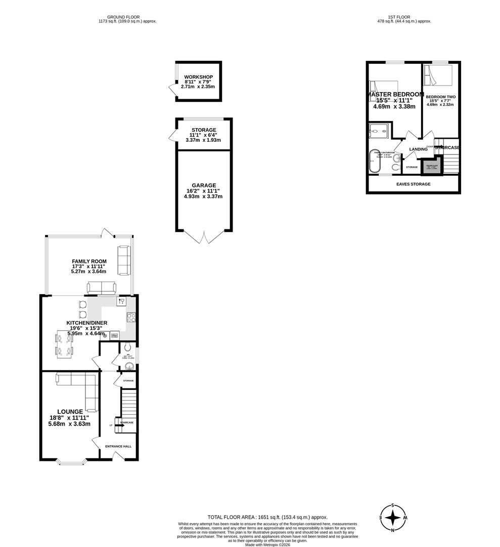 7, Kellet Avenue, Leyland floorplan