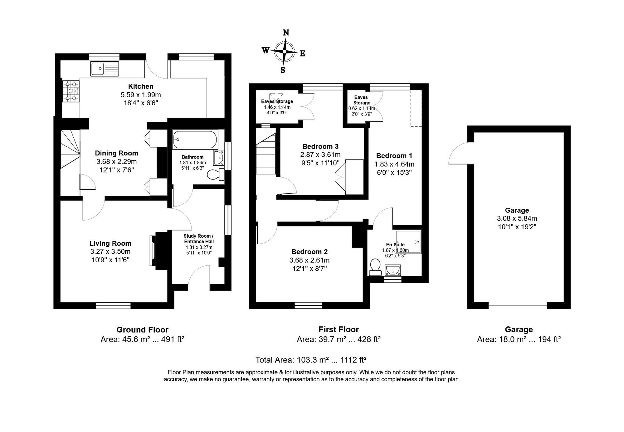 70 Newtown, Henlow floorplan