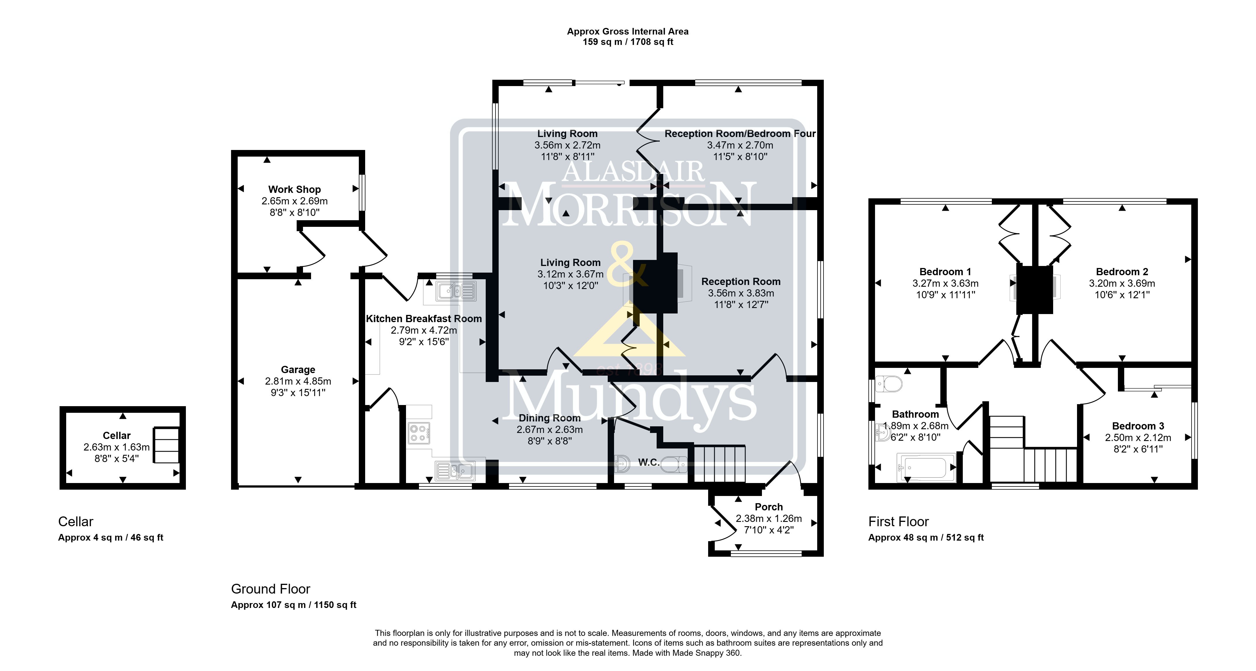 21, Station Road, Nottingham floorplan