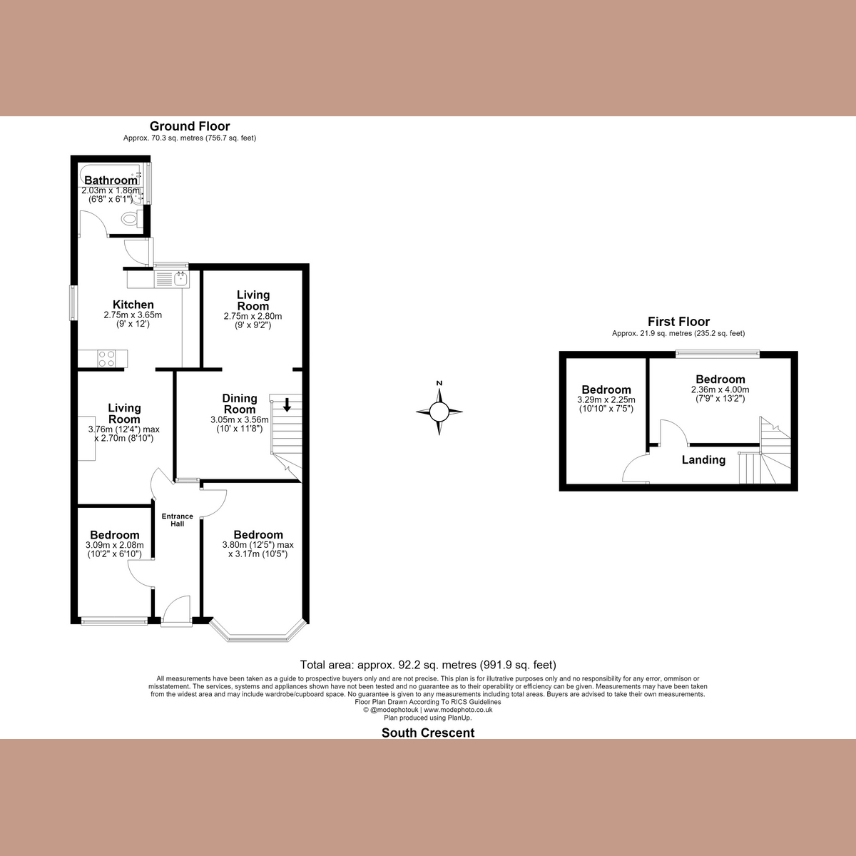 39, South Crescent, SOUTHEND-ON-SEA floorplan