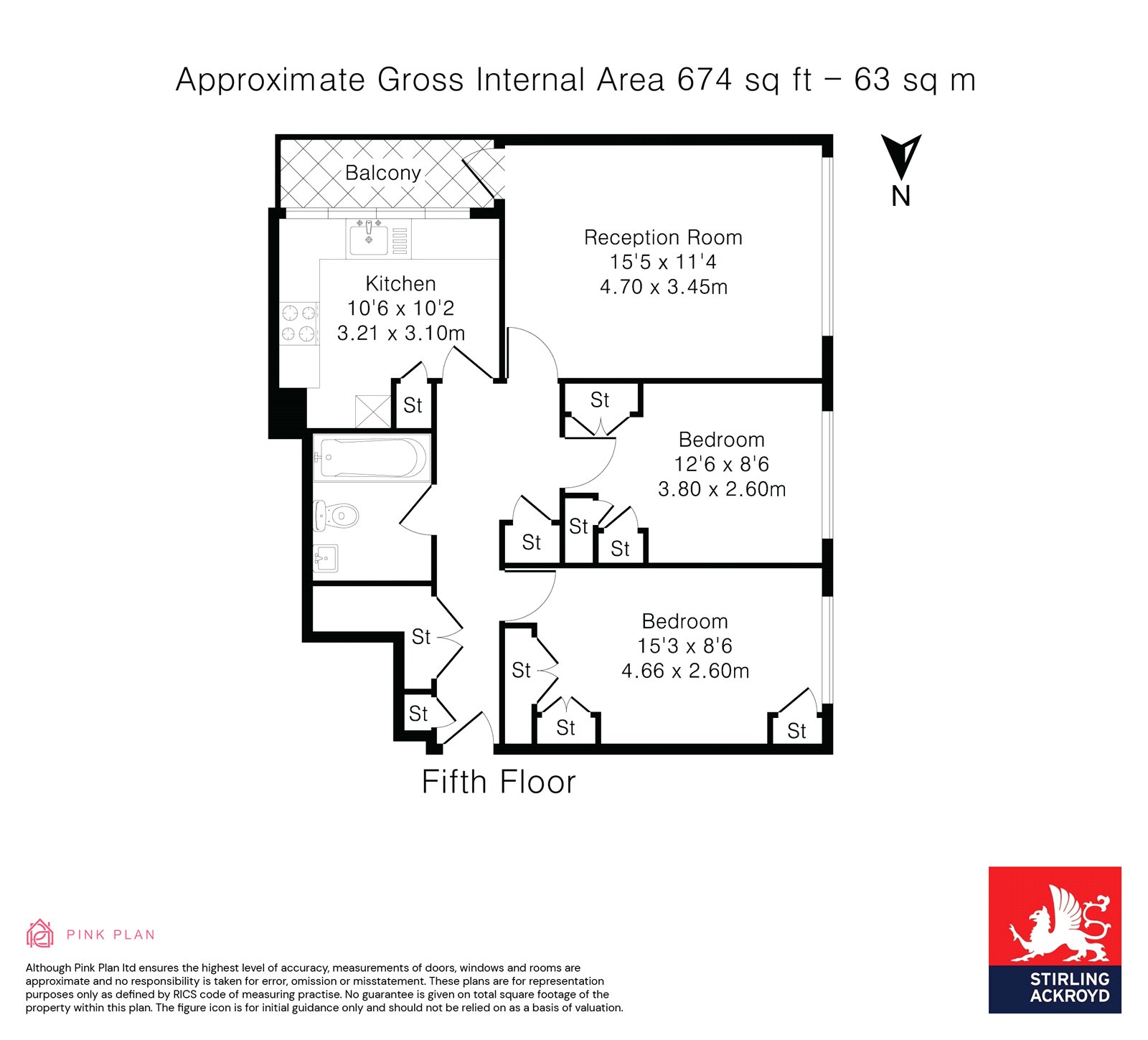 Flat 28, Turnpike House,, Goswell Road, London floorplan