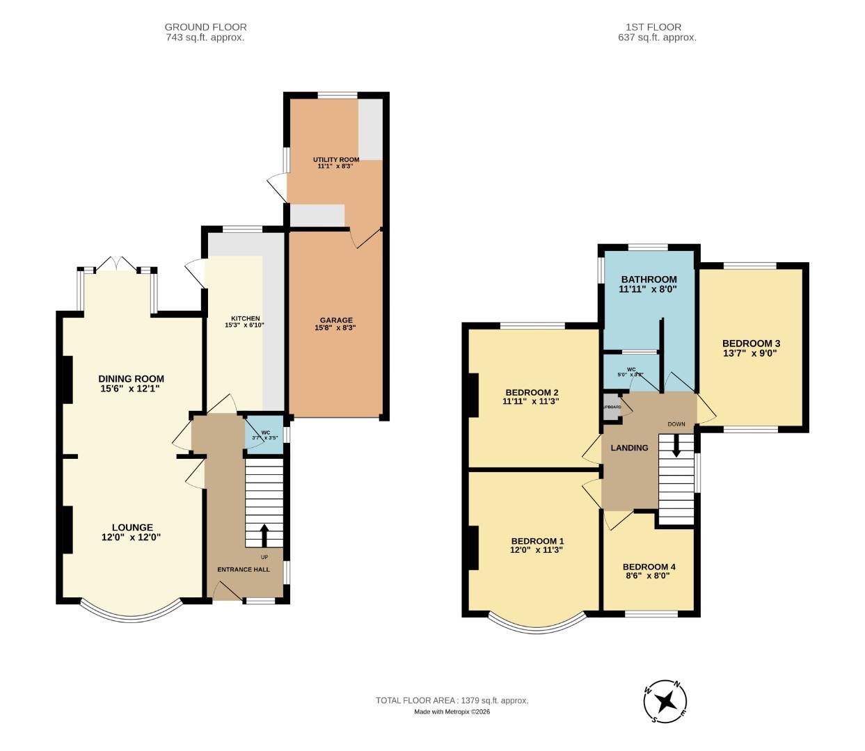 11, Woodside, Leigh-On-Sea floorplan