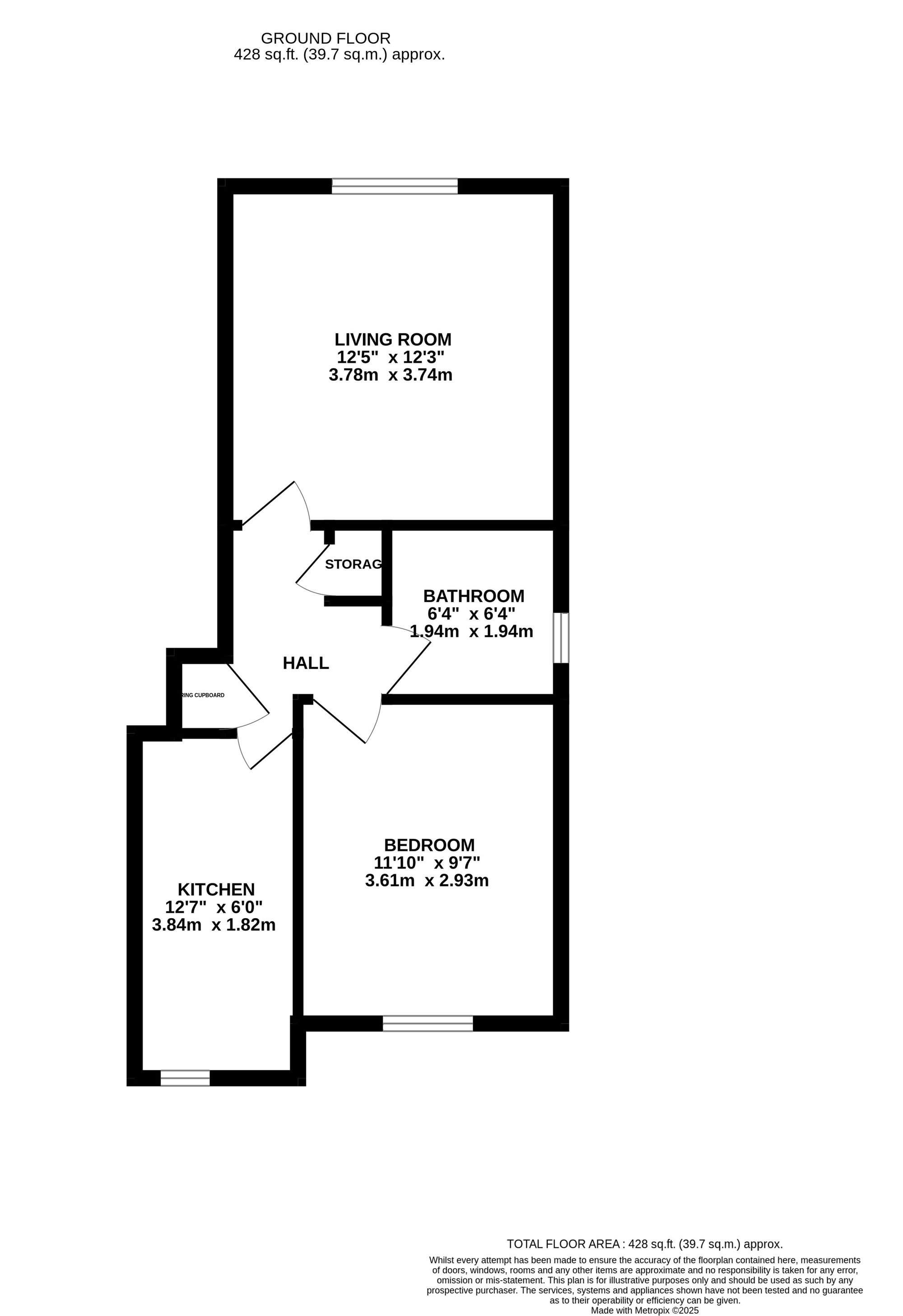 14 Osborne Road, Northampton floorplan