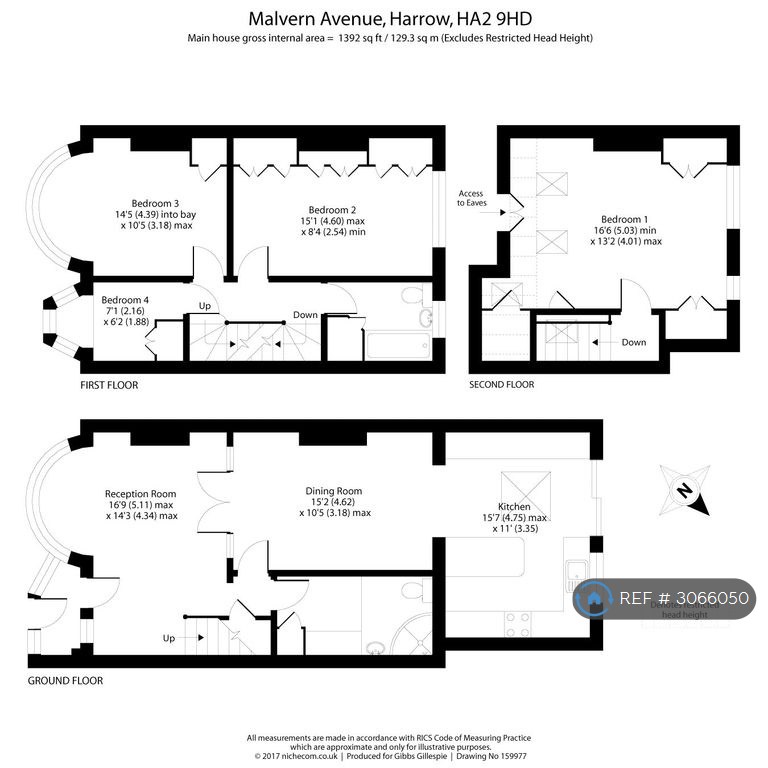 Malvern Avenue, Harrow floorplan