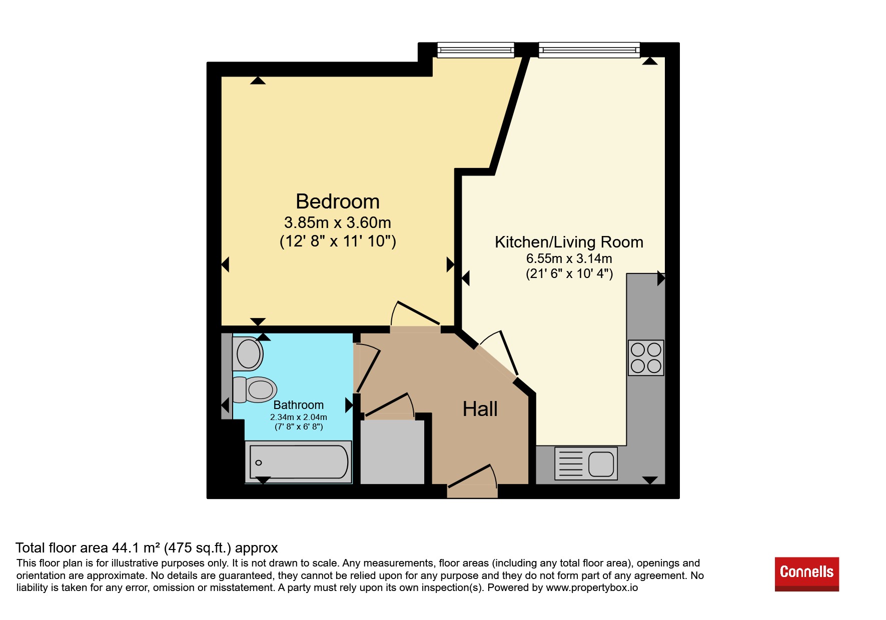 55, Boulevard View, Whitchurch Lane, Bristol floorplan
