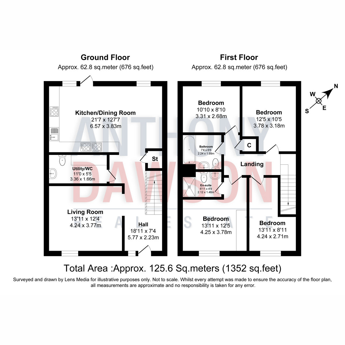 11, Riverside Way, Barrowford floorplan