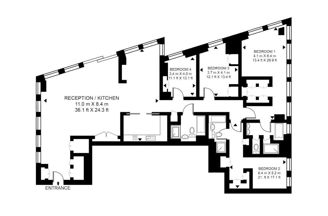 B3102, 8, Carnation Way, Thames City floorplan