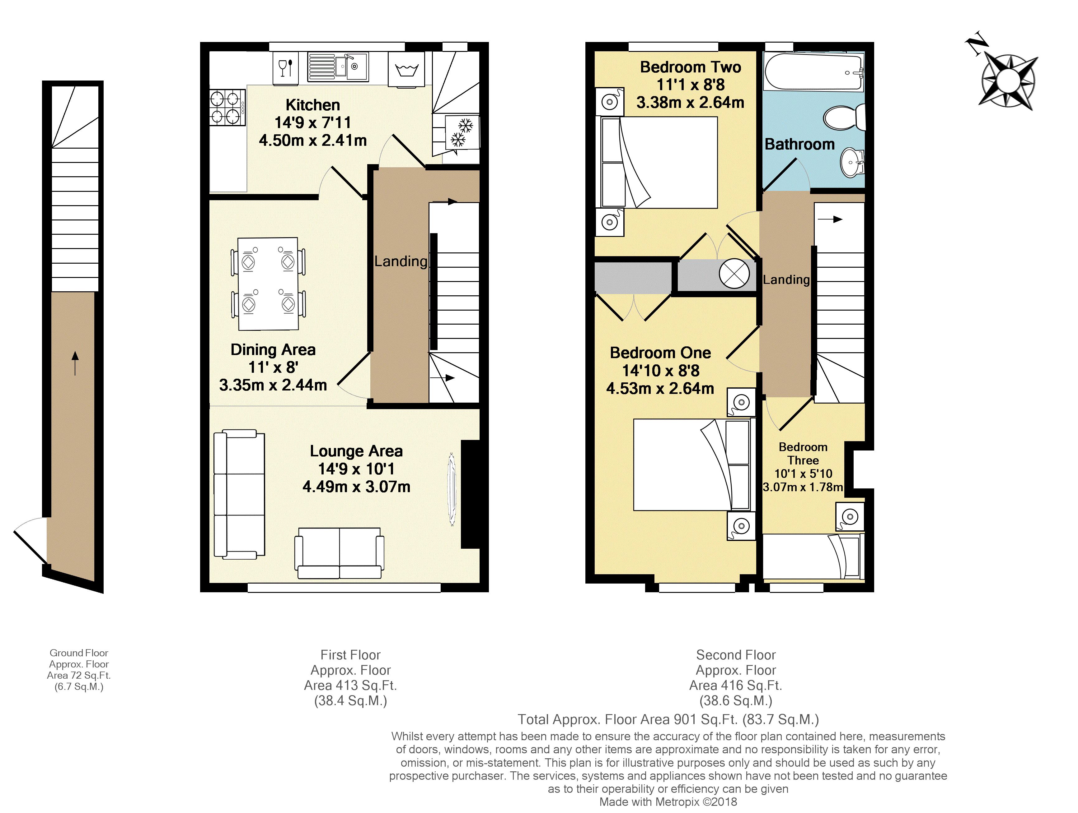 3 Bedrooms Flat to rent in Ebberns Road, Hemel Hempstead HP3