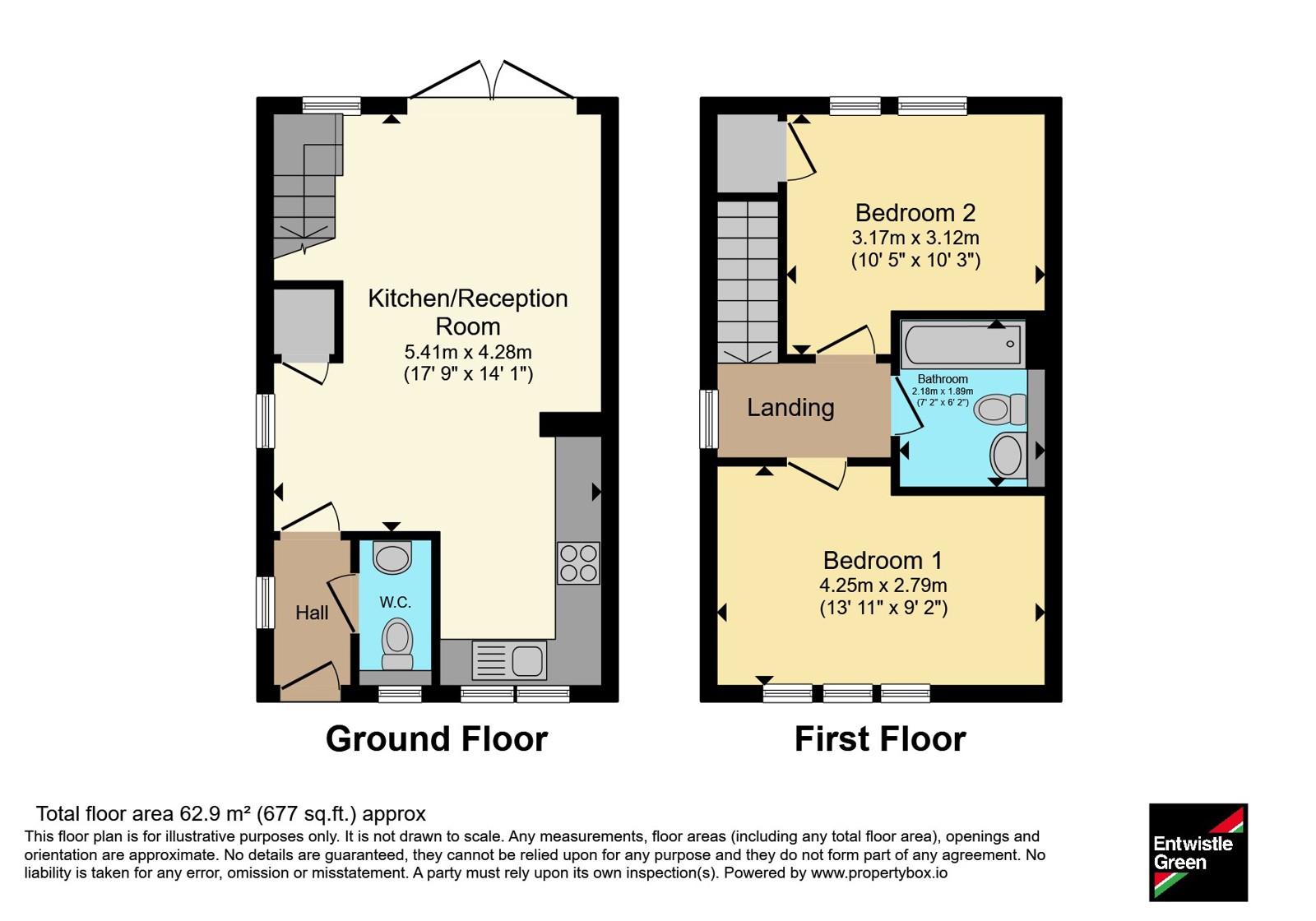 11, Ellison Street, Cheshire floorplan