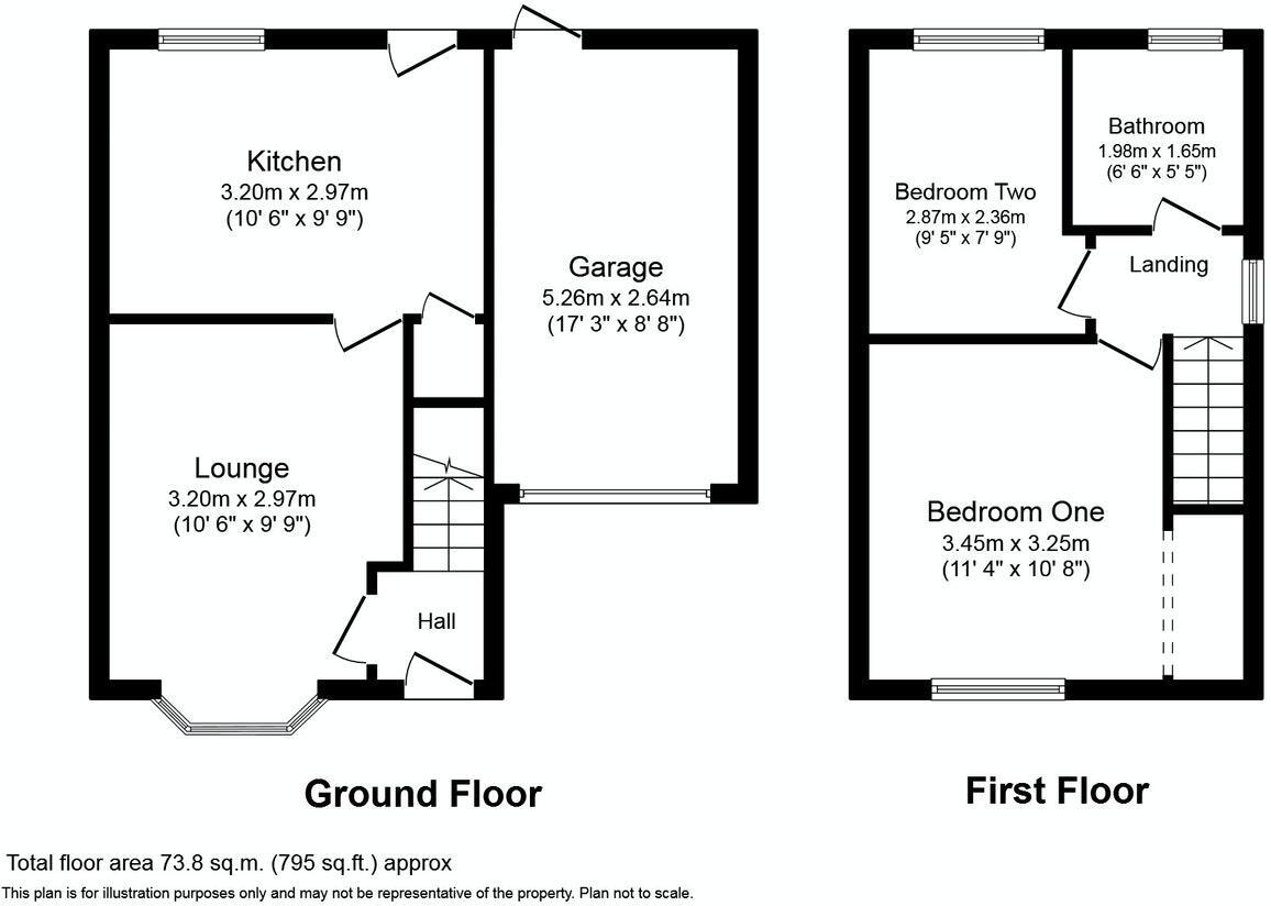 11 Parkfield Close, Leicester floorplan
