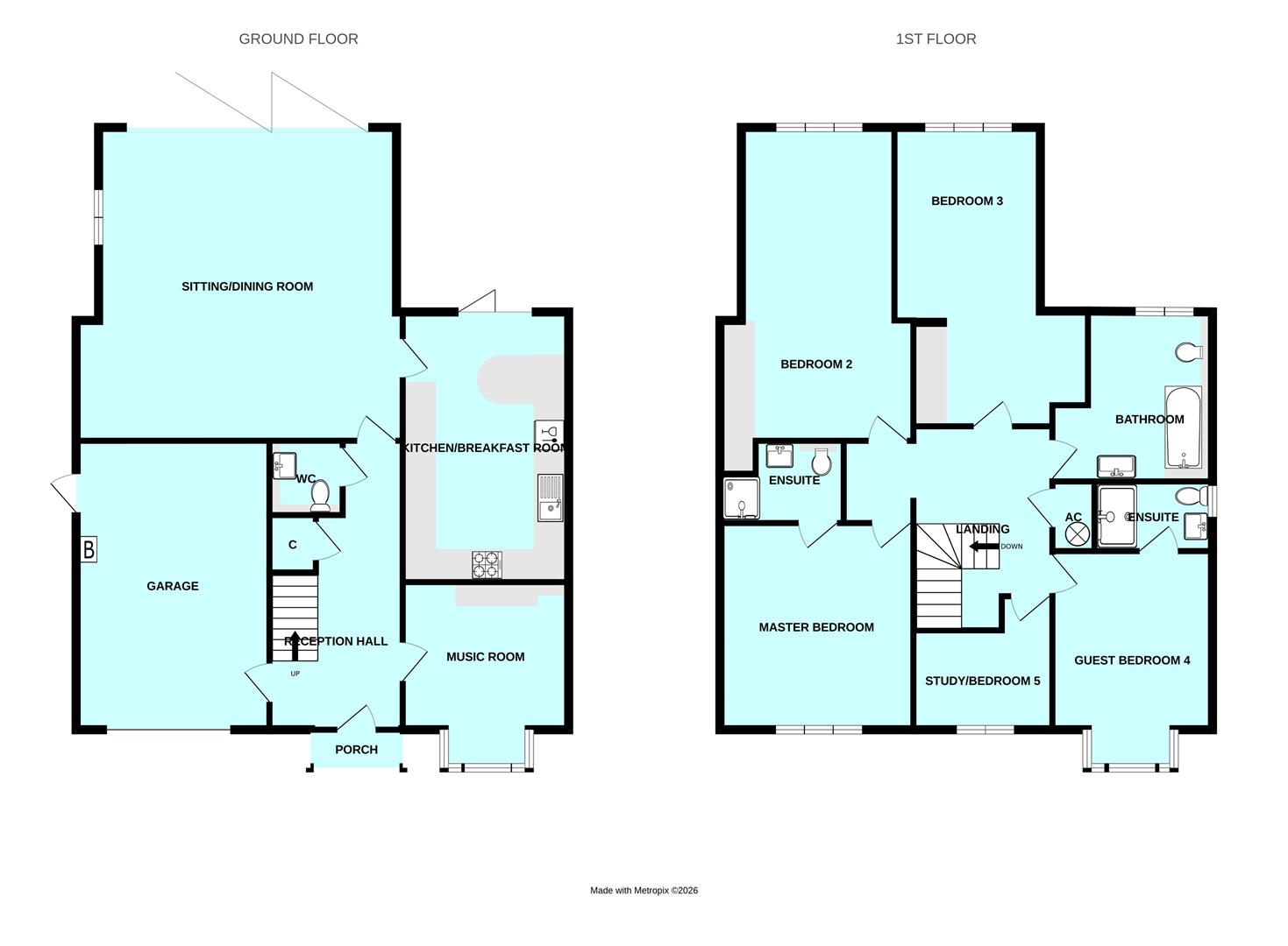 27, Warleigh Crescent, Plymouth floorplan