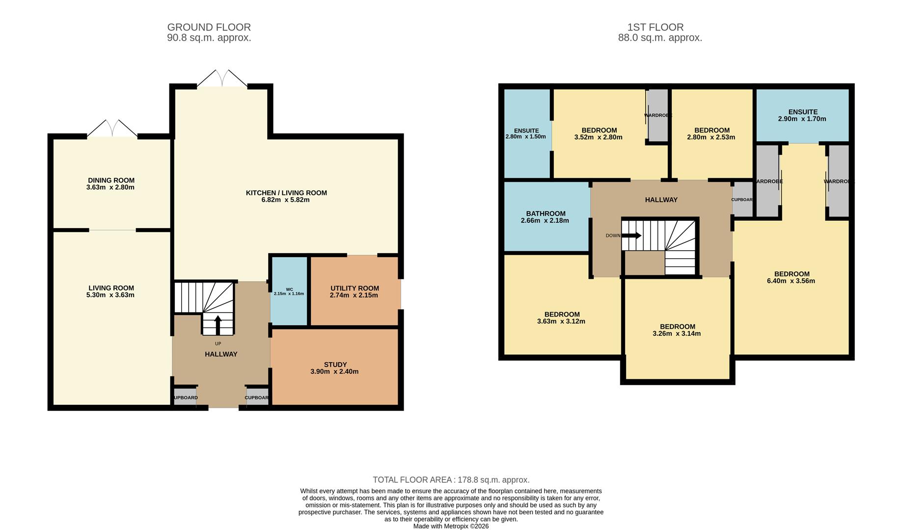11, Red Squirrel Way, Liff floorplan