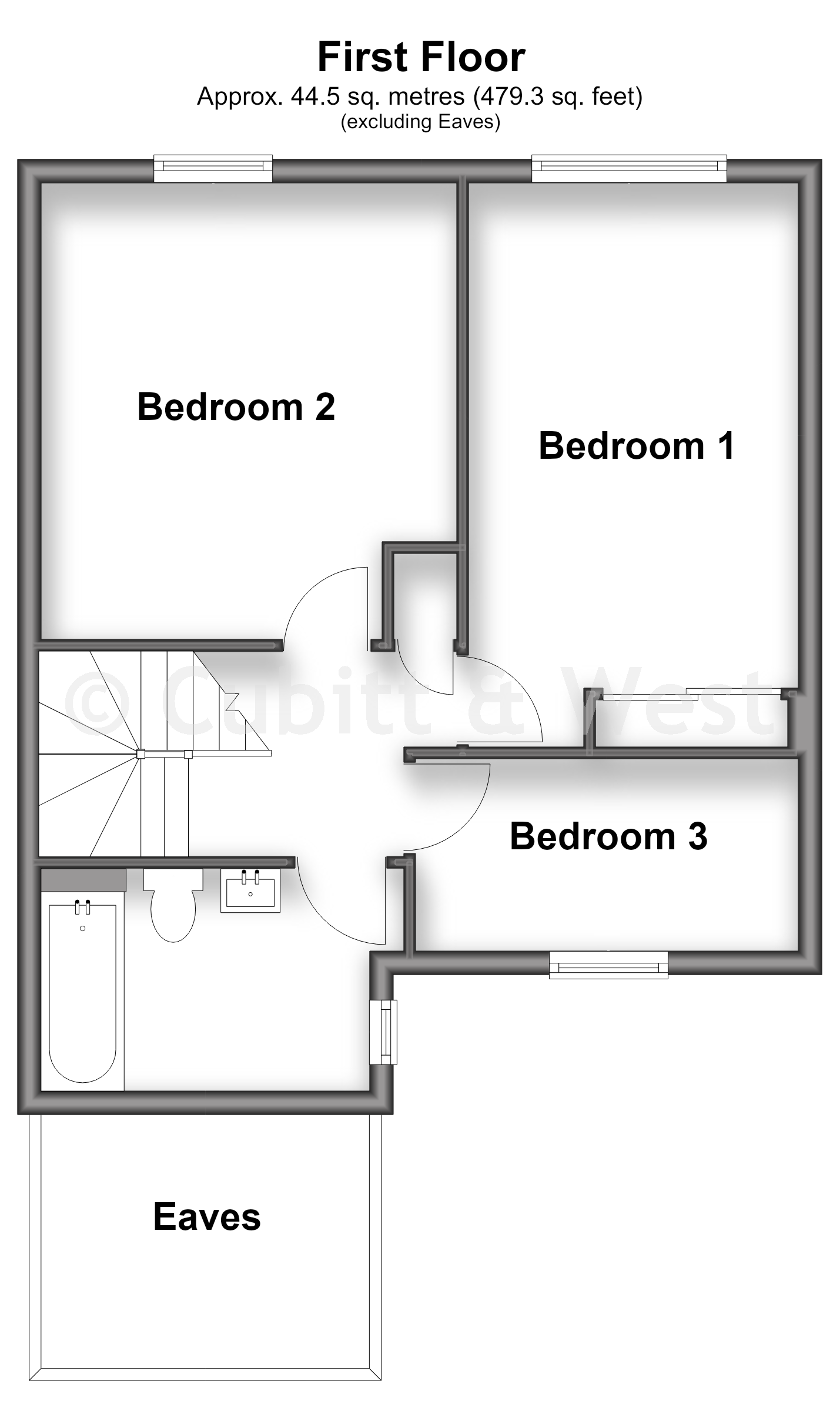 78, Cook Road, Horsham floorplan