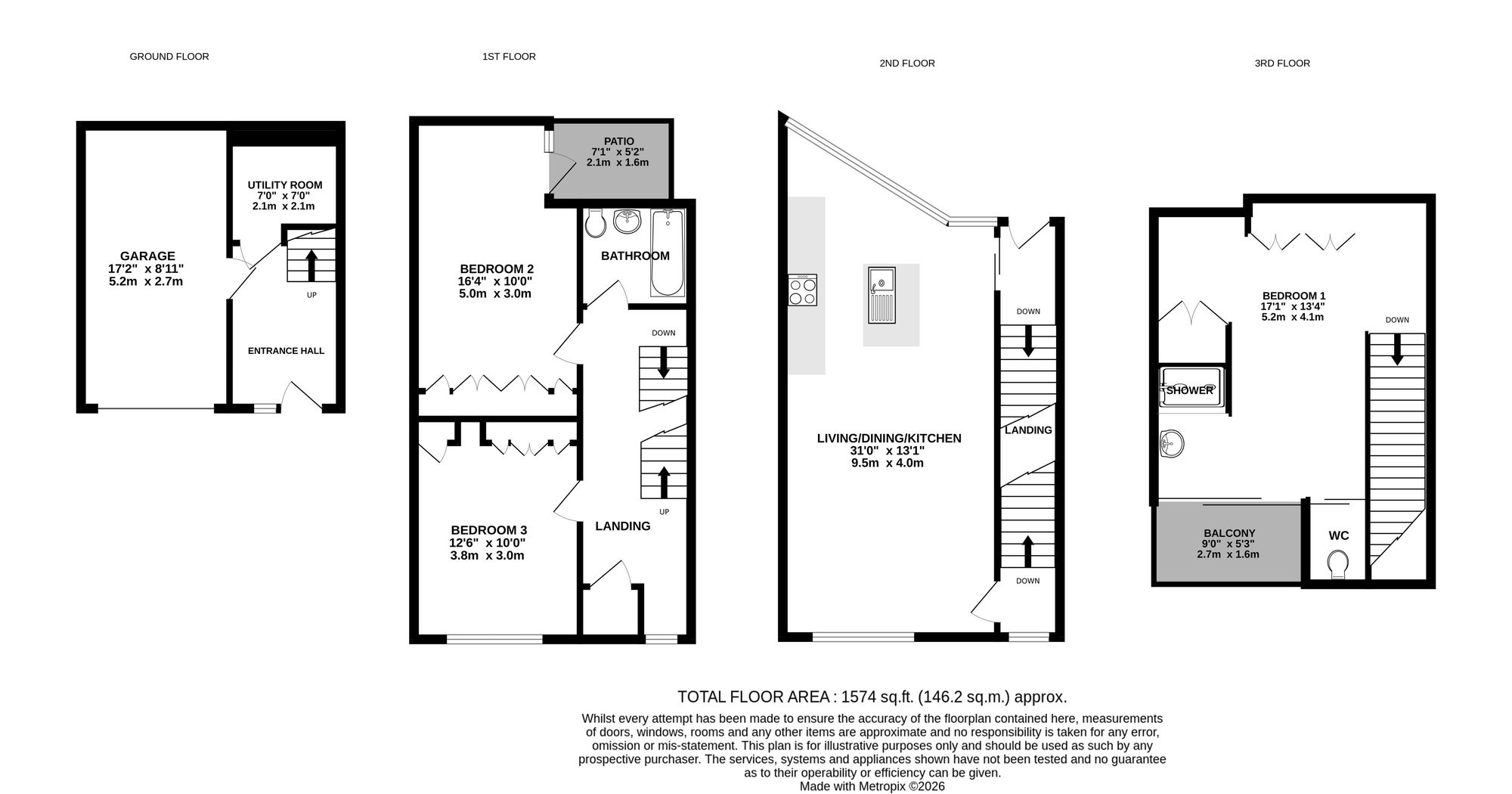 75 Brown Street, Altrincham floorplan
