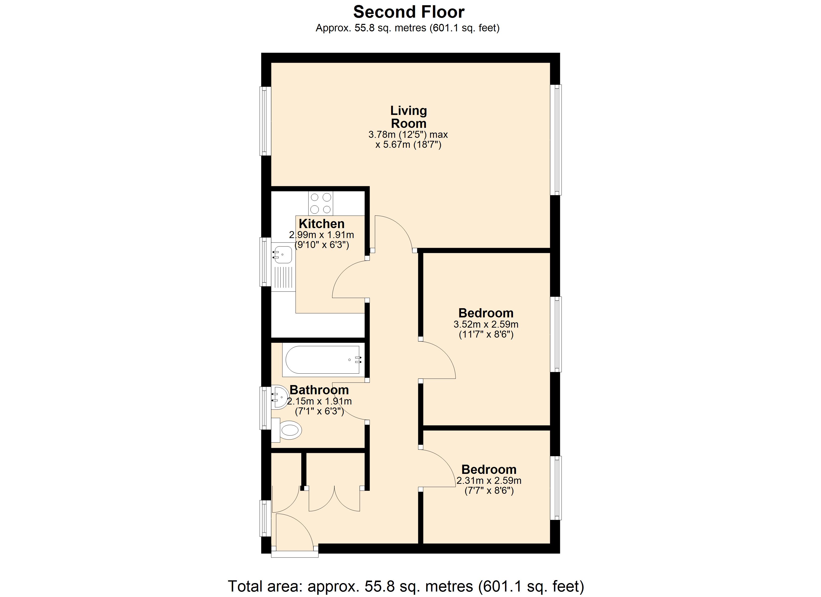 20 Brady & Martin Court,, Northumberland Road, Tyne and Wear floorplan
