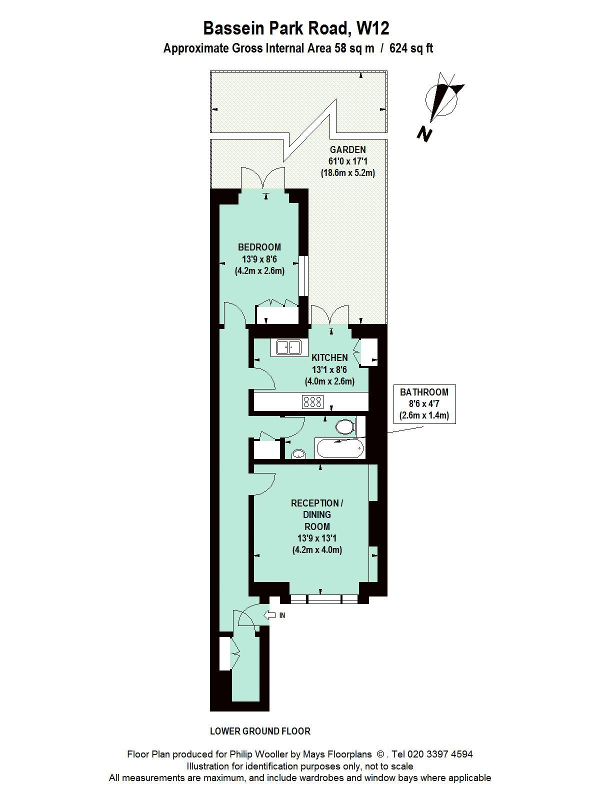 1 Bedrooms Flat to rent in Bassein Park Road, London W12
