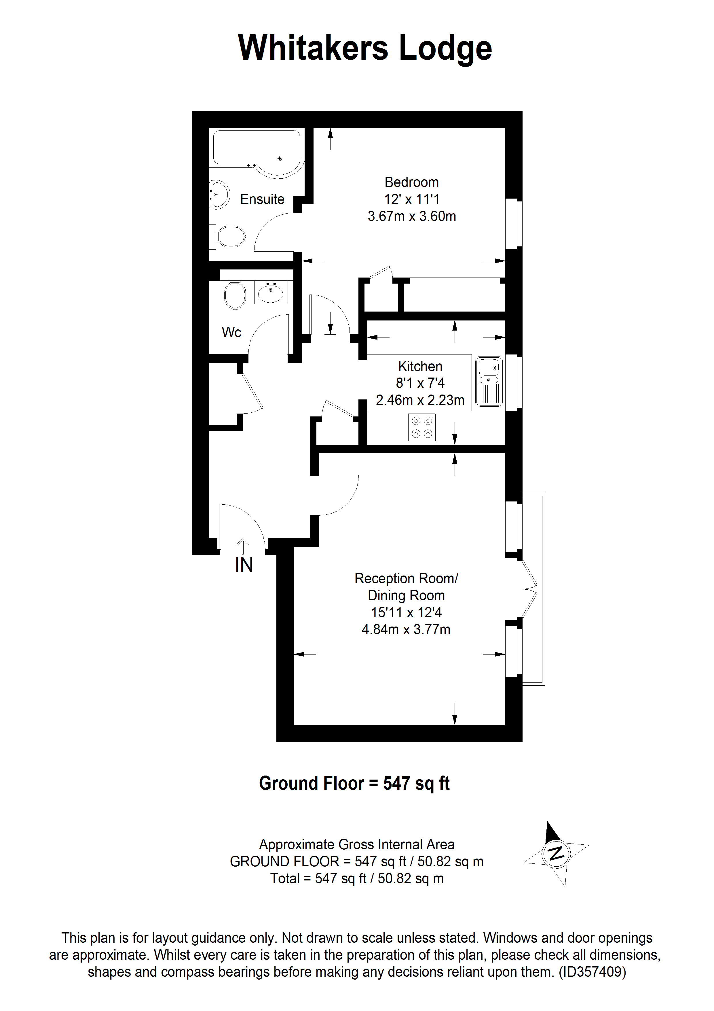 1 Bedrooms Flat for sale in Gater Drive, Enfield EN2