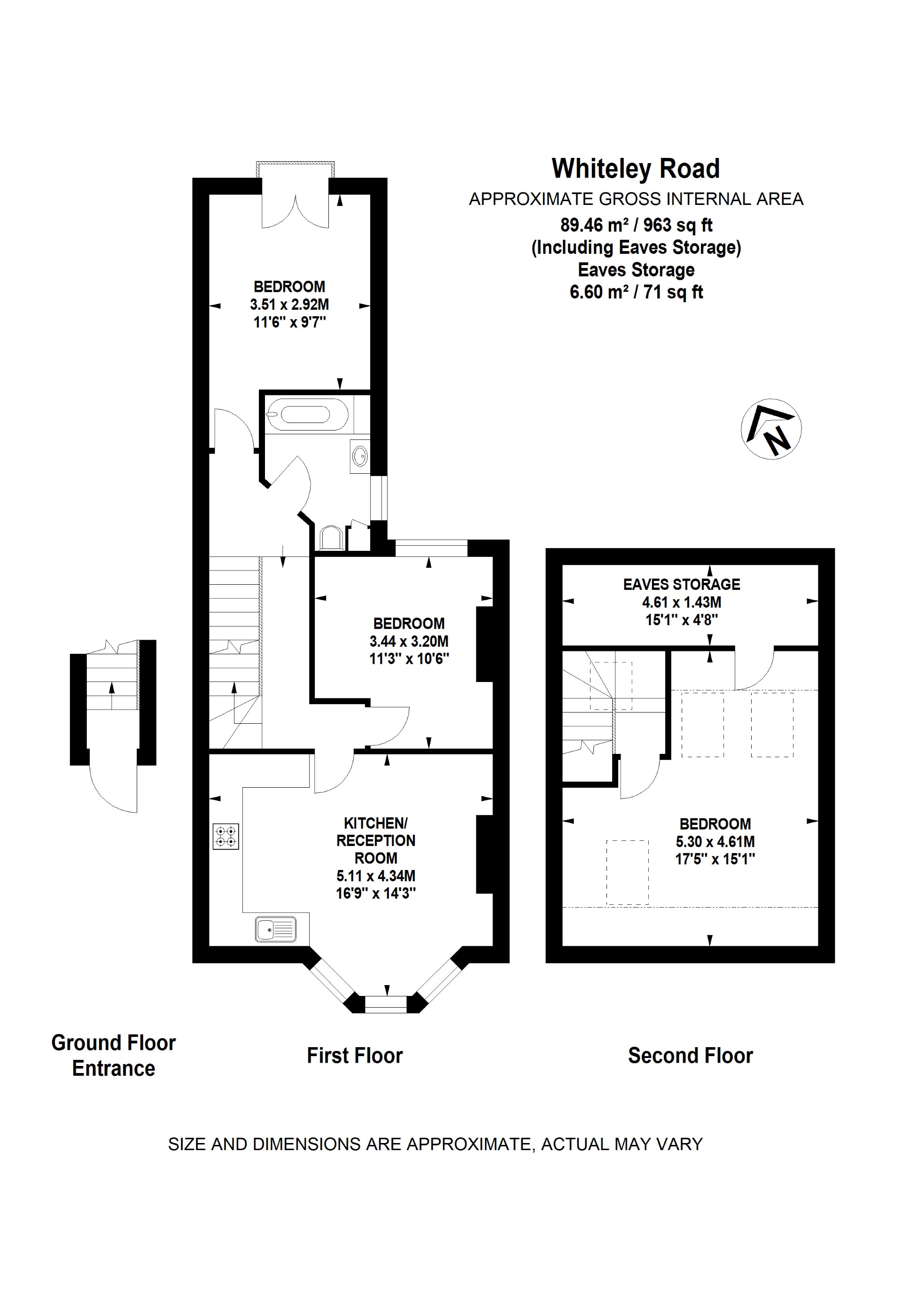 Flat, C, Crystal Palace floorplan
