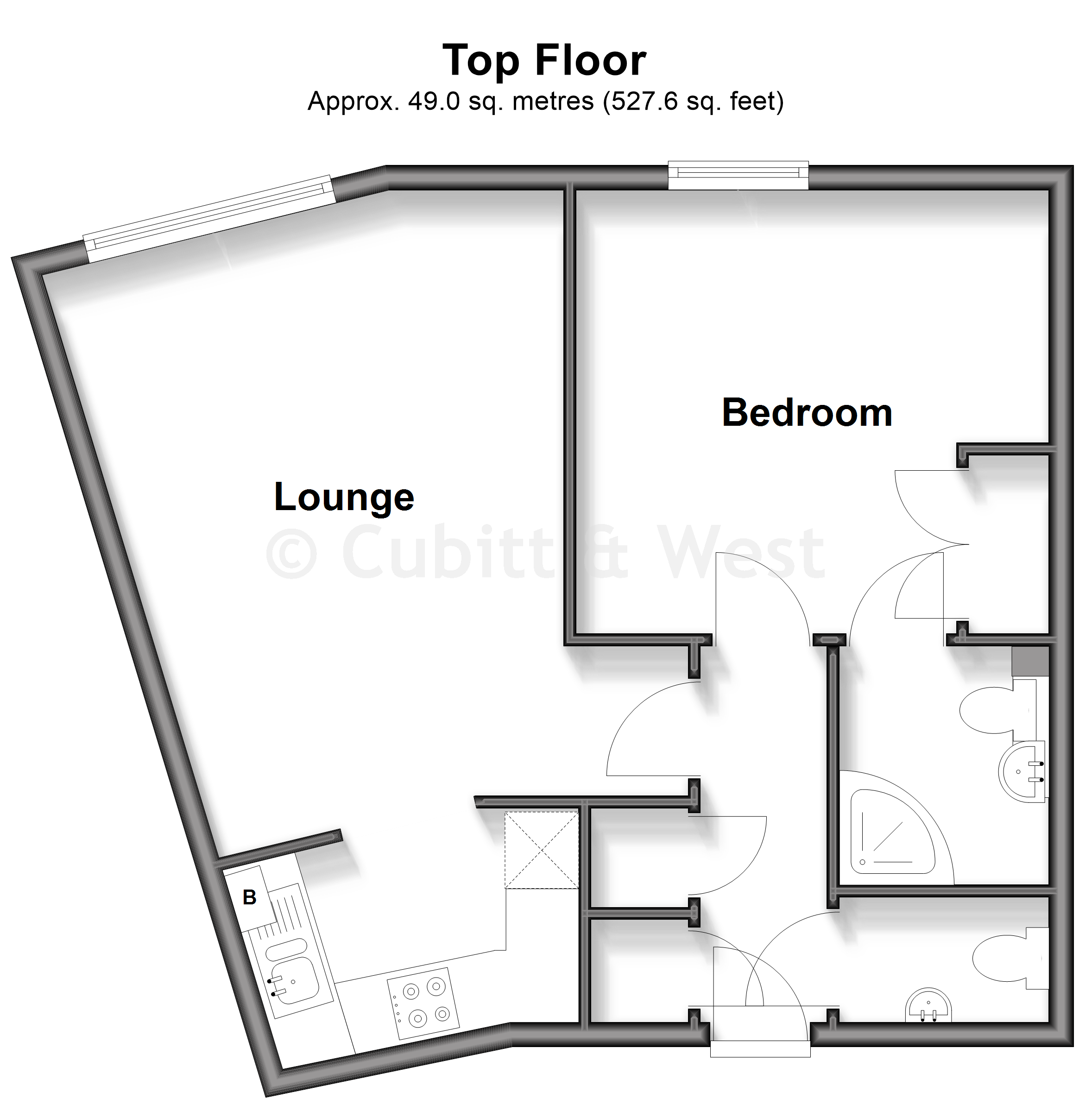 Choda House, Commonwealth Drive, Crawley floorplan