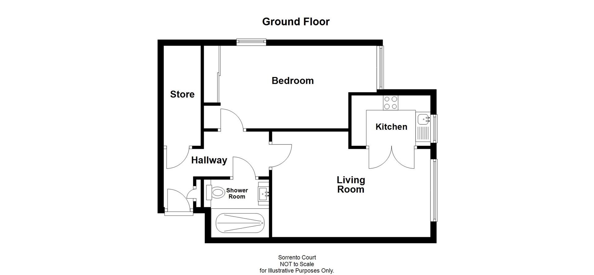Flat 27 Sorrento Court, Wake Green Road, Birmingham floorplan