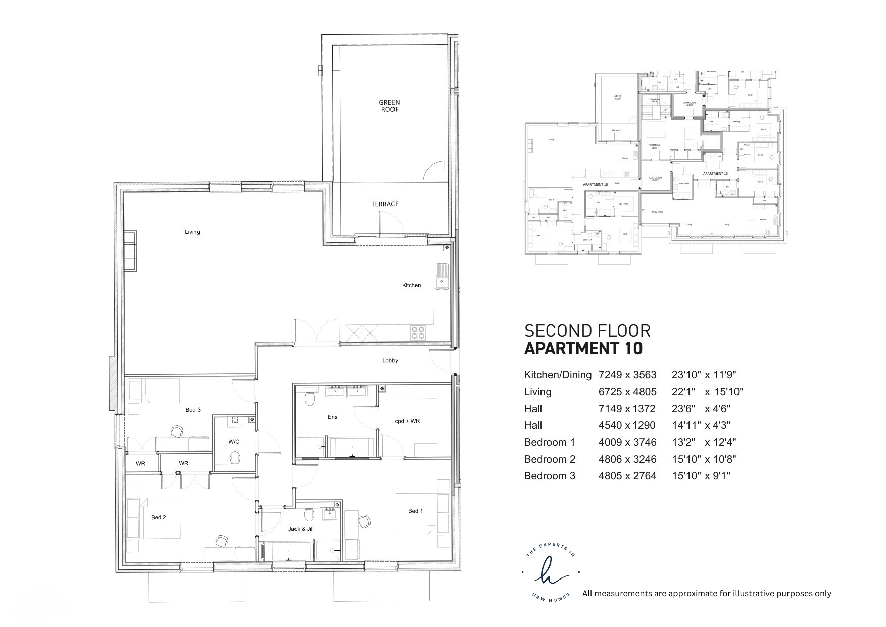 Plot 10, 157, Flat 8, Shalford Lodge, Kingston Hill, Kingston Upon Thames floorplan