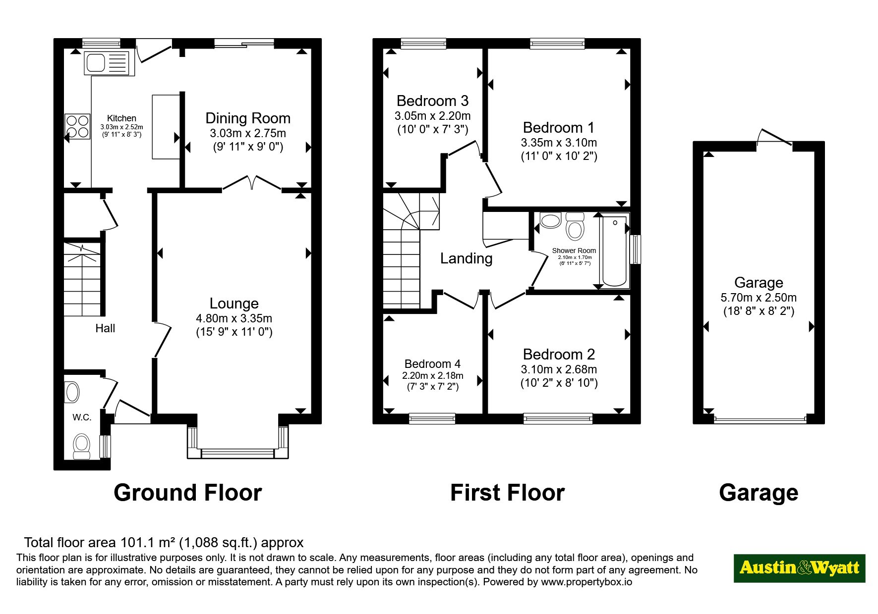 6, Whitecross Close, Poole floorplan