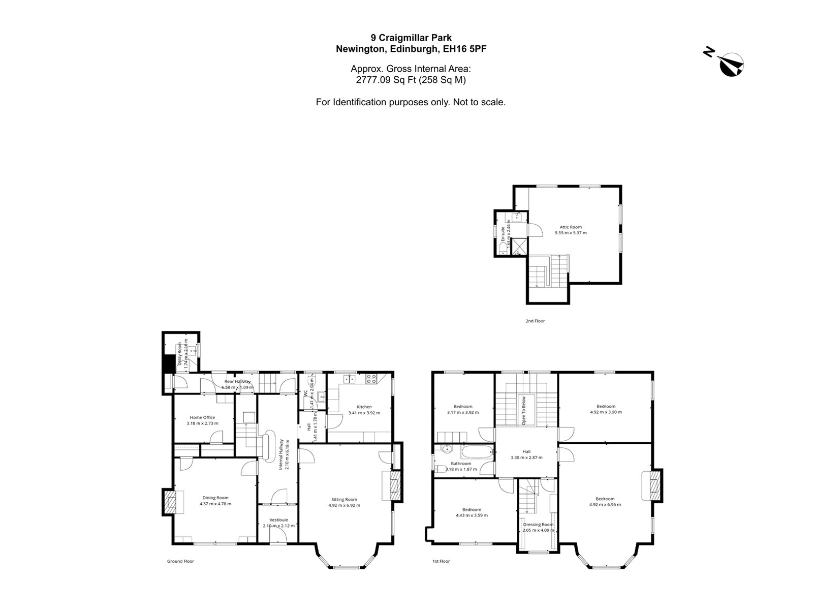 9, Craigmillar Park, Edinburgh floorplan